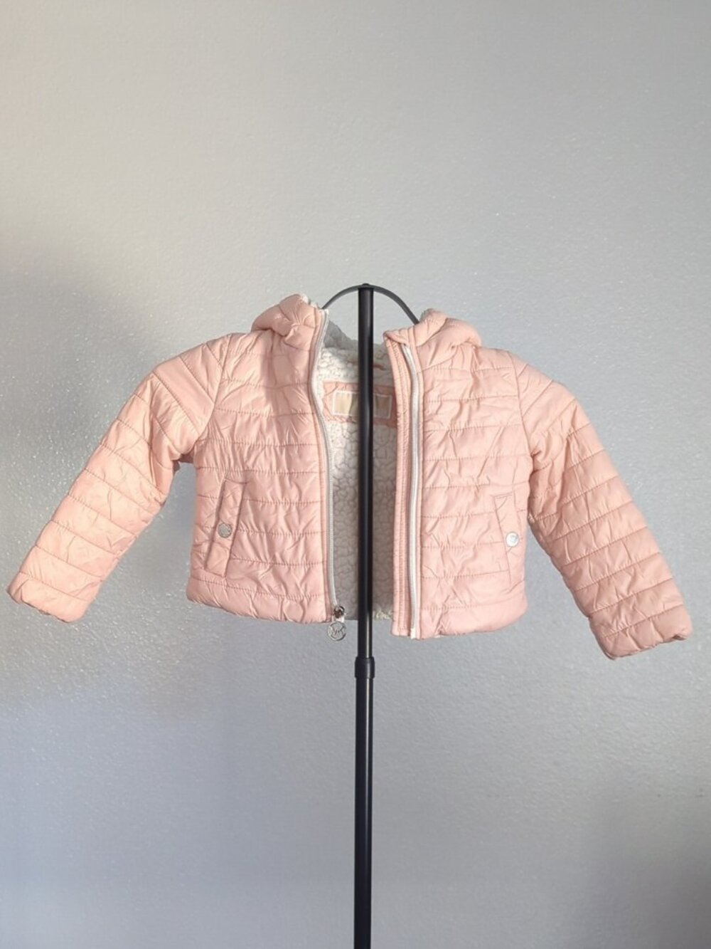 Michael Kors Toddler Girl Pink Puffer Jacket - Size 3T